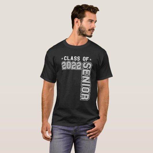 Klasse 2022 Senior Abschluss Uni Senior Hig T-Shirt (Vorne ganz)