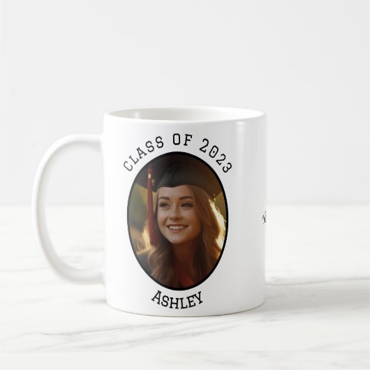 Klasse 2023 Abschluss Gift Foto Kaffeetasse (Links)