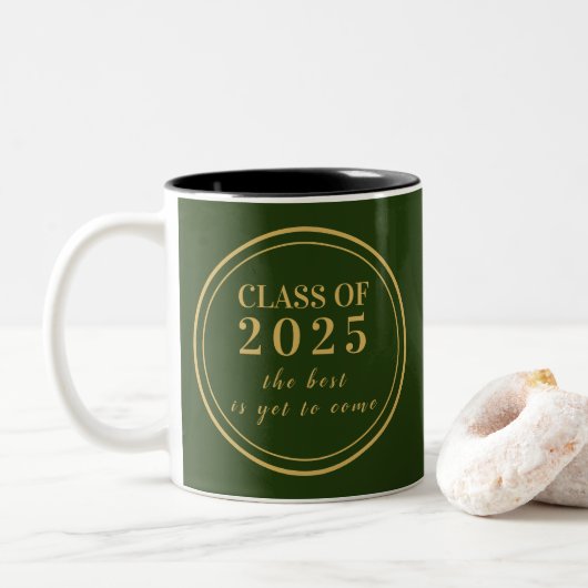 Klasse 2023 Abschluss Senior Monogram Tasse (Mit Donut)