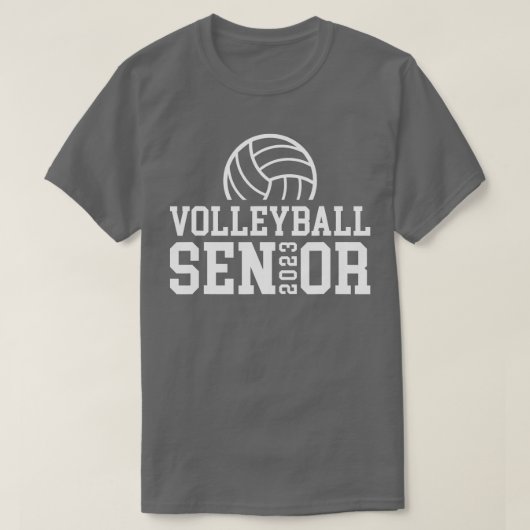Klasse 2023 Abschluss Volleyball Senior 2023 T-Shirt (Design vorne)