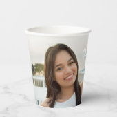 Klasse 2023 Absolventin Personalisiert Pappbecher (Vorderseite)