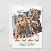 Klasse 2023 Ankündigung eines Party für Hochschula (Vorderseite)