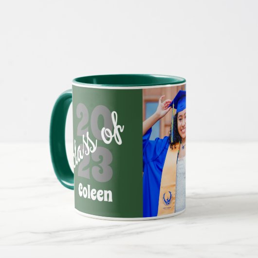 Klasse 2023 | Benutzerdefiniertes modernes Foto fü Tasse (Vorderseite Links)