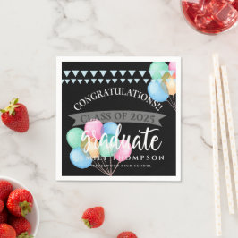 Klasse 2023 Celebration Ballon Graduation Party Serviette