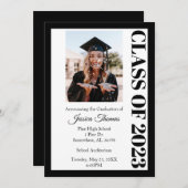 Klasse 2023 Foto Abschluss Einladung (Vorne/Hinten)