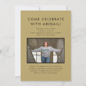 Klasse 2023 Fotos Abschluss Open House Ankündigung (Rückseite)