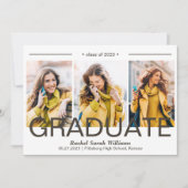 Klasse 2023 Fotos der Graduation Party 3 Ankündigung (Vorderseite)