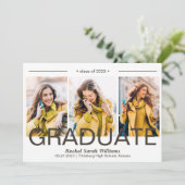 Klasse 2023 Fotos der Graduation Party 3 Ankündigung (Stehend Vorderseite)