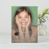 Klasse 2023 Goldskript 4 Foto Abschluss Ankündigung (Stehend Vorderseite)