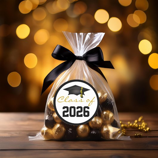 Klasse 2023 Graduationsstufe Runder Aufkleber