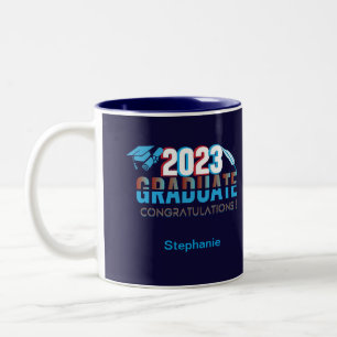 Klasse 2023-Graduiertendesign Zweifarbige Tasse