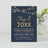 Klasse 2023 Graduierungsparty Einladung (Stehend Vorderseite)