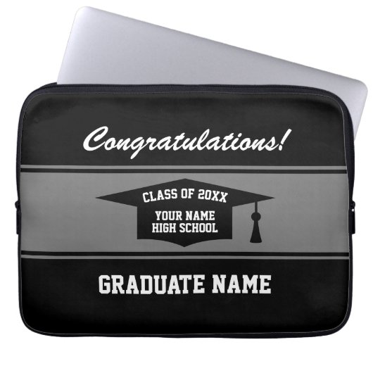 Klasse 2023 High School Abschluss Notebook-Ärmel Laptopschutzhülle (Vorderseite)