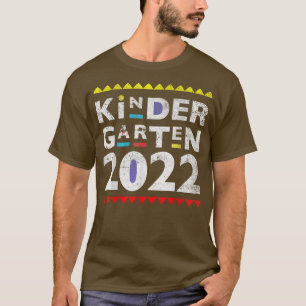 Klasse 2023 Kindergarten Jahr 90er Kultur TV Style T-Shirt