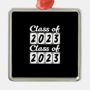 Klasse 2023 Klasse 2023 Ornament Aus Metall