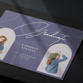 Klasse 2023 minimalistisch elegante 2-Fotos Absolv