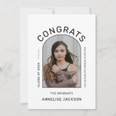 Klasse 2023 Minimalistische Glückwunsch Hochschula Ankündigung (Vorderseite)