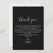 Klasse 2023 Moderner Abschluss Dankeschön Karte (Rückseite)