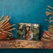 Klasse 2023 Modernes Script-Abschluss-Foto Fotoplatte (Seite)