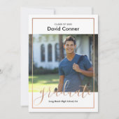 Klasse 2023 Party-Ankündigungskarte für Hochschula Ankündigung (Vorderseite)