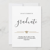 Klasse 2023 Party-Ankündigungskarte für Hochschula Ankündigung (Rückseite)