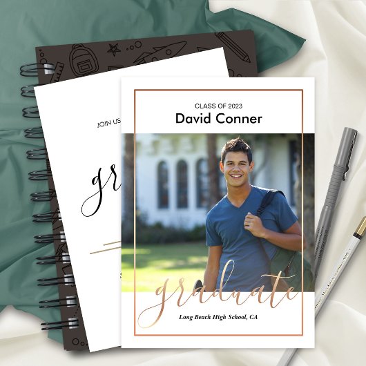 Klasse 2023 Party-Ankündigungskarte für Hochschula Ankündigung