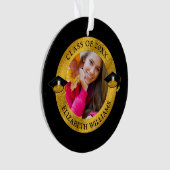 Klasse 2023 Schwarz | FOTO Ornament (Vorderseite)