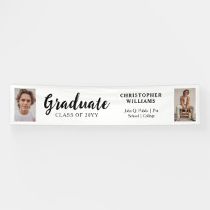 Klasse 2023 Script Text 2 Foto - Weiß Banner