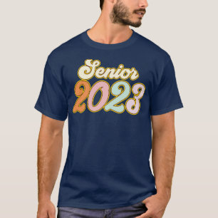 Klasse 2023 Senior 2023 Abschluss oder erster Tag T-Shirt