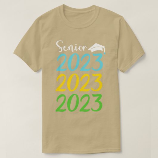 Klasse 2023 Senior 2023 T-Shirt (Design vorne)