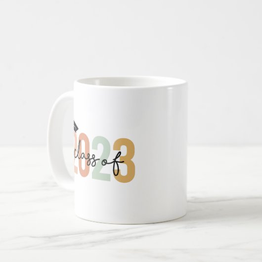 Klasse 2023, Senior Abschluss, Senioren 2023 Kaffeetasse (Vorderseite Links)