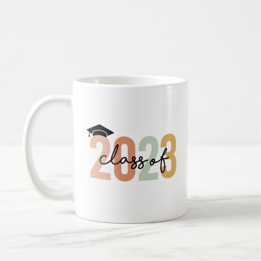 Klasse 2023, Senior Abschluss, Senioren 2023 Kaffeetasse (Links)