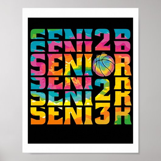 Klasse 2023 Senior Night Basketball Poster (Vorne)