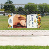 Klasse 2023 | Sonnenblumen Glückwünsche Abschluss Banner (Insitu)