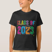 KLASSE 2023 T Abschluss Senior First Day of Sch T-Shirt (Vorderseite)