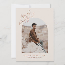 Klasse 2023 Terracotta Arch Foto Abschluss Ankündigung