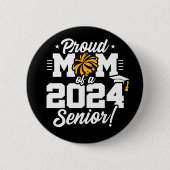 Klasse 2024 Abschluss Cheer Mama Senior 2024 Button (Vorderseite)