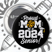 Klasse 2024 Abschluss Cheer Mama Senior 2024 Button