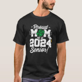 Klasse 2024 Abschluss Cheer Mama Senior 2024 T-Shirt (Vorderseite)