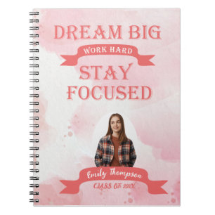 Klasse 2024 Abschluss Foto-Erinnerungen beibehalte Notizblock