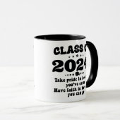 Klasse 2024 Abschluss Geschenke Personalisiert Tasse (VorderseiteRechts)