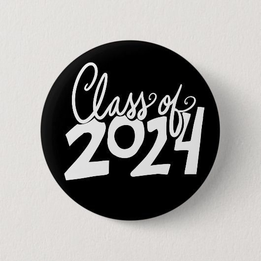 Klasse 2024 Abschluss Open House Senior Button (Vorderseite)
