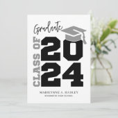 Klasse 2024 Ankündigung des modernen Abschlusses (Stehend Vorderseite)