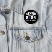 Klasse 2024 Cheerleader Squad Cheer Senior 2024 Button (Beispiel)