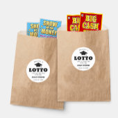 Klasse 2024 dank Lotto-Ticketfavors Runder Aufkleber