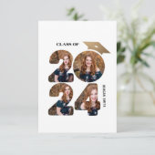 Klasse 2024 dankeskarte (Stehend Vorderseite)