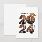 Klasse 2024 dankeskarte (Vorne/Hinten)