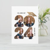 Klasse 2024 dankeskarte (Stehend Vorderseite)