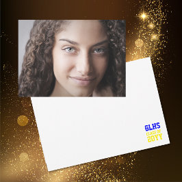 Klasse 2024 Foto für Hochschulabsolventen Dankeskarte