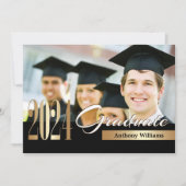 Klasse 2024 | Foto Graduation Party Einladung (Vorderseite)